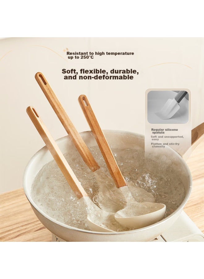 Bear Bearewan Silicone Strainer, Heat-resistant Non-stick Colander, Antibacterial Strainer Mesh For Frying, Filter Skimmer, Oil Strainer, Je020-p02  - Image 1