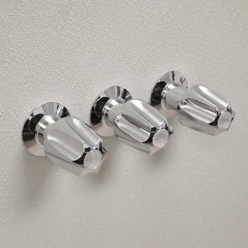 DANCO Bathtub and Shower 3-Handle Remodel/Rebuild Trim Kit for Price Pfister Verve Faucets | Knob Handle Replacement | Chrome (39619) - Image 3