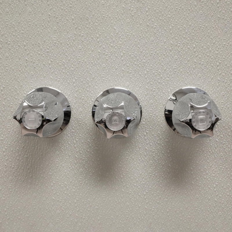 DANCO Bathtub and Shower 3-Handle Remodel/Rebuild Trim Kit for Price Pfister Verve Faucets | Knob Handle Replacement | Chrome (39619) - Image 4