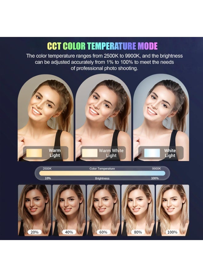 NiceFoto TC-225 RGB LED Pocket Video Light – Portable On-Camera RGB Light, Adjustable Color Temperature, Built-in Battery, Ideal for Photography, Video, Vlogging & Content Creation - Image 3