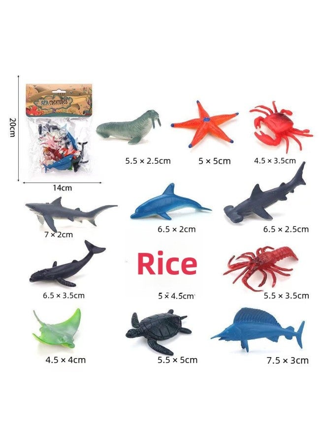 Simulation Dinosaur Model Toy Solid Jurassic Animal Farm Insect Marine Children's Toys Wholesale-Specifications:6 Inch Dinosaur 8 - Image 5