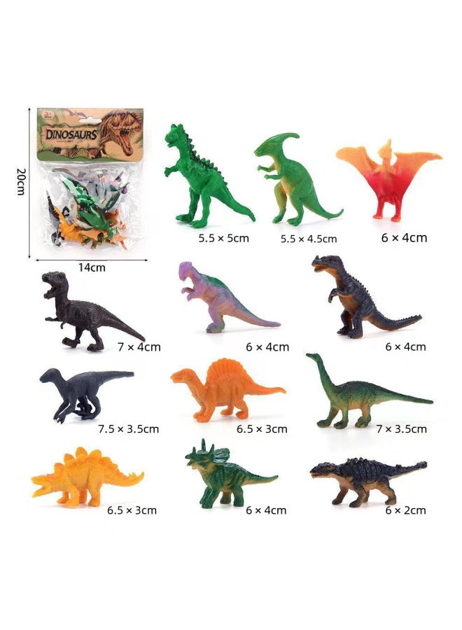 Simulation Dinosaur Model Toy Solid Jurassic Animal Farm Insect Marine Children's Toys Wholesale-Specifications:6 Inch Dinosaur 8 - Image 2