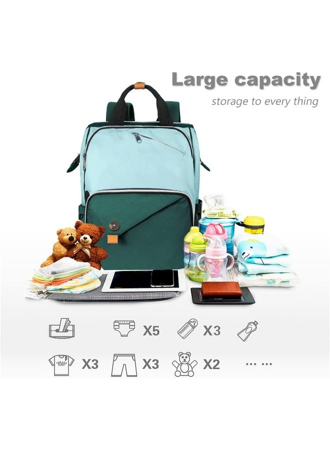 Hap Tim Baby Diaper Bag for Boys Girls, Large Backpack Diaper Bags - Image 4