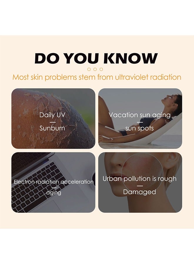 إيلهو مسحوق تشكيل واقي من الشمس ، تركيبة مختارة للعناية بالبشرة واقية من الشمس ، SPF 50 PA ++ ، حماية من الأشعة فوق البنفسجية UVA و UVB ، بدون بارابين ، خالي من الغلوتين ، نباتي ، مضاد للحساسية ، قوة واقية من الشمس خفيفة الوزن تدوم طويلا ، مع فرشاة واقية من الشمس ناعمة - Image 2