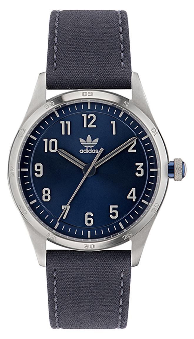 SST Case Navy Blue Dial Navy Blue Cotton Strap