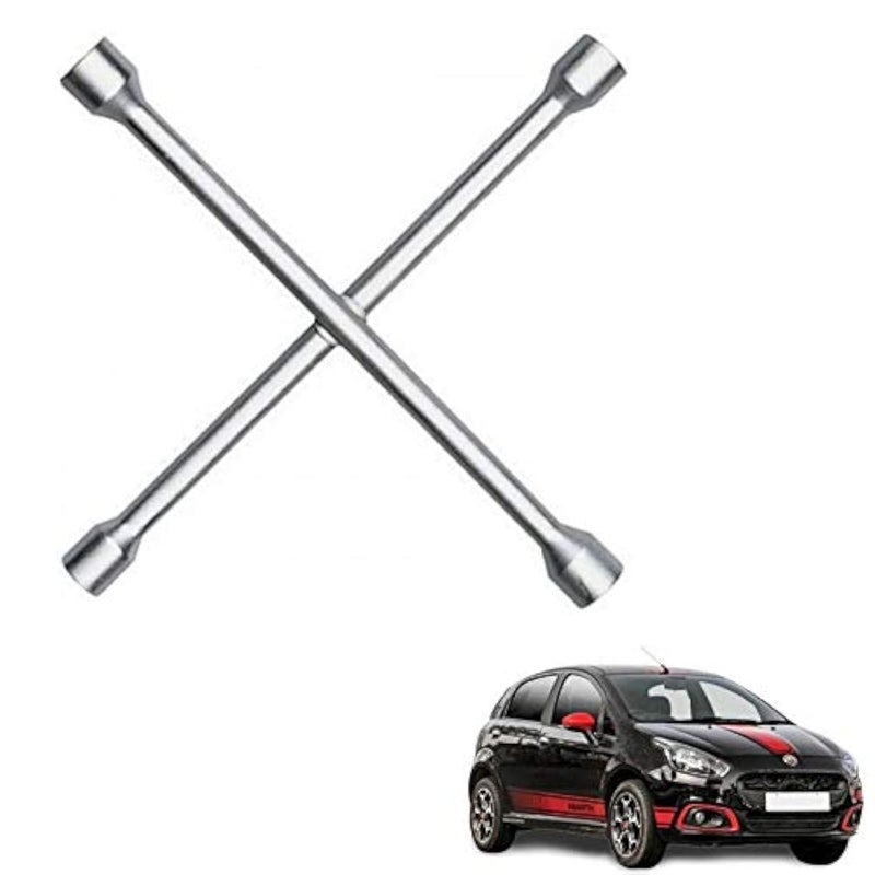 Autokaar 4 Way Car Tyre Screws Wrench Wheel Pana Spanner (17 x 18 x 19 x 21 mm) for Fiat Punto - Image 5