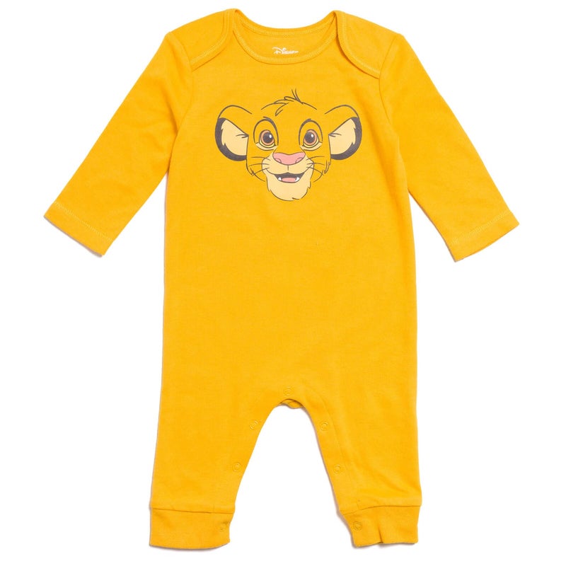 Disney Lion King Simba Infant Baby Boys Snap Cosplay Coverall and Hat Set Lion King 18 Months - Image 3