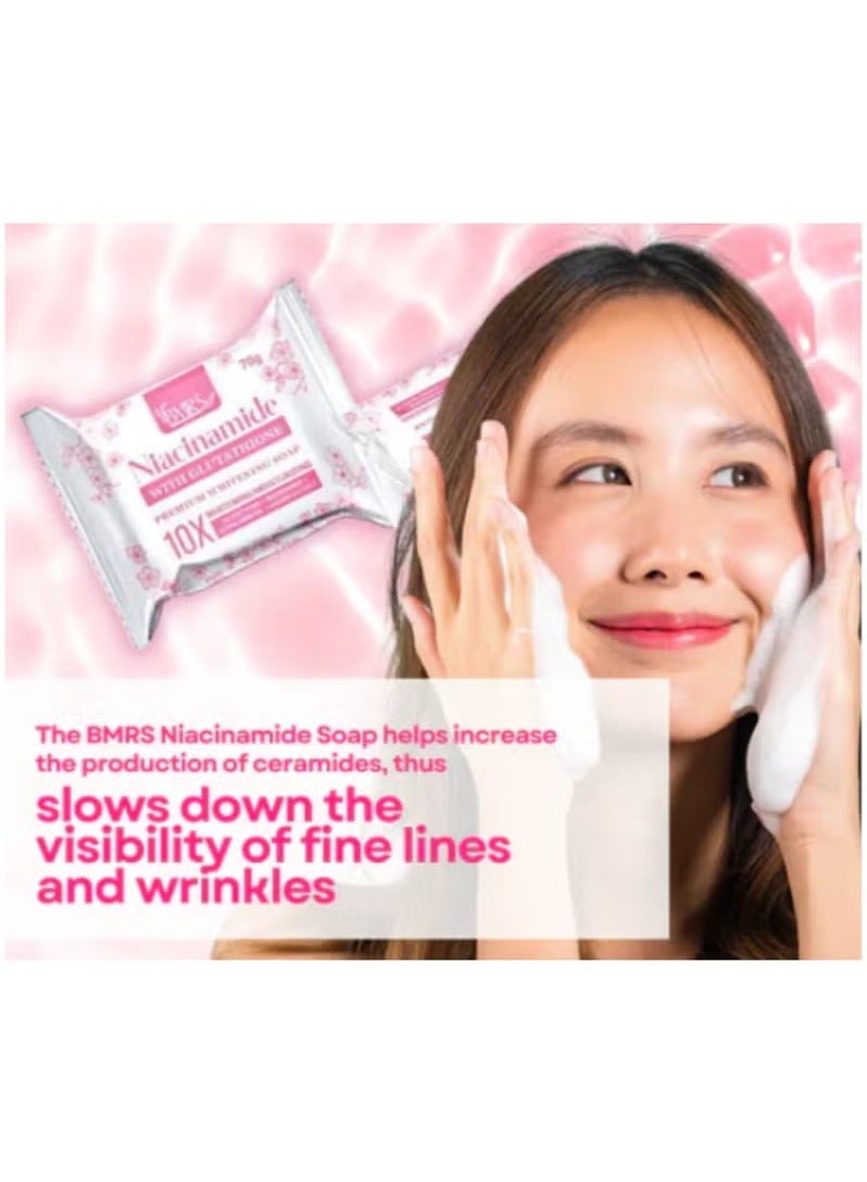 بمارس نياسيناميد مع الجلوتاثيون صابون التبييض الفاخر - Image 2