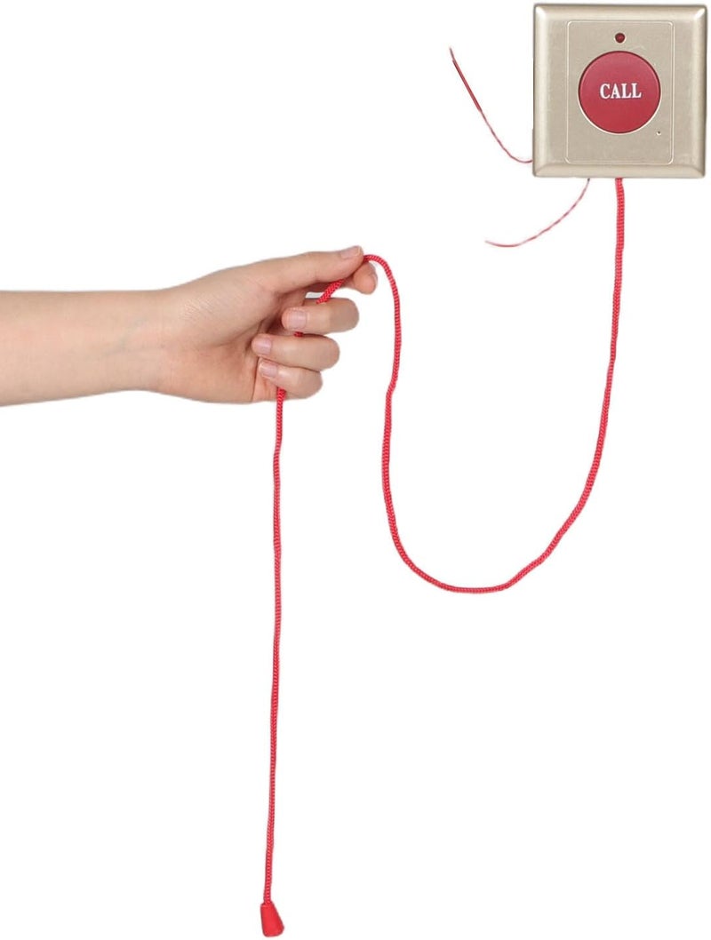 Emergency Call Button with Pull Cord for Elderly, Safety Alarm Button for Homes and Hospitals, Emergency Notification Device for Disabled and Patient Assistance - Image 3
