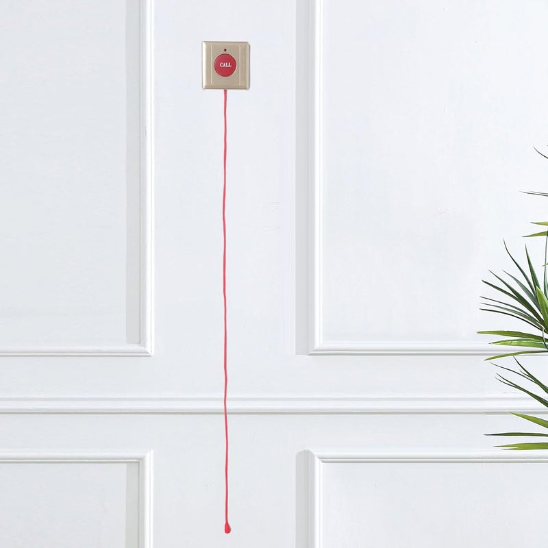 Emergency Call Button with Pull Cord for Elderly, Safety Alarm Button for Homes and Hospitals, Emergency Notification Device for Disabled and Patient Assistance - Image 5