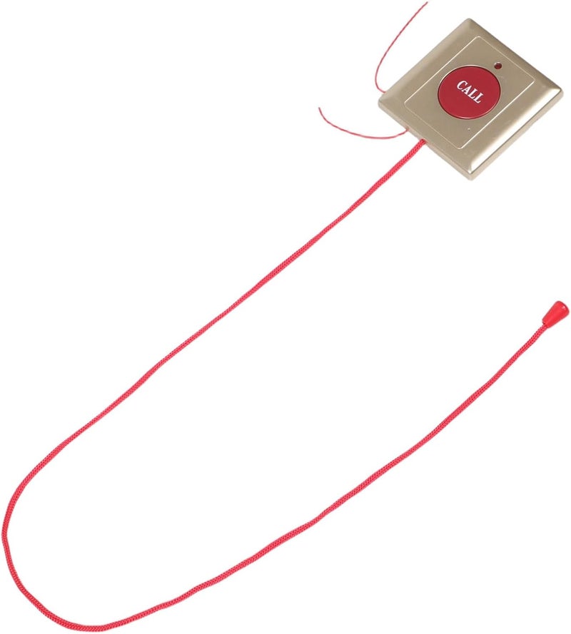 Emergency Call Button with Pull Cord for Elderly, Safety Alarm Button for Homes and Hospitals, Emergency Notification Device for Disabled and Patient Assistance - Image 1