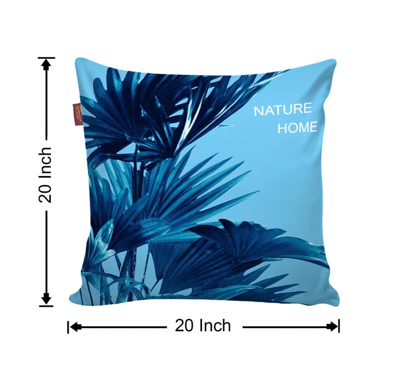 AEROHAVEN Premium Set of 5 Nature Digital Printed Hand Stitched Throw Pillow/Cushion Covers - CC229 - (20 x 20 Inch) - Image 3