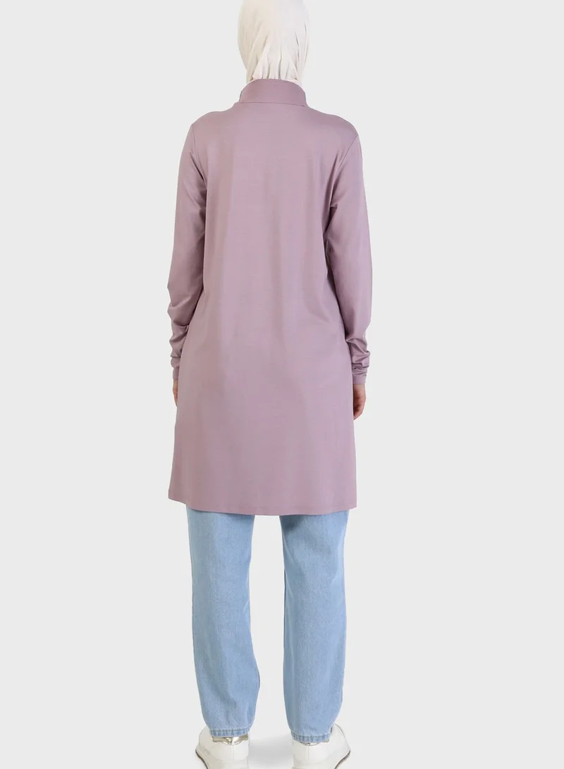 Refka by modanisa High Neck Knitted Tunic