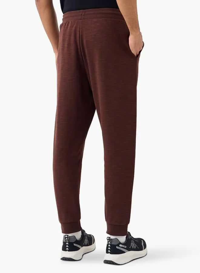 Kappa Kappa Embroidered Joggers with Drawstring Closure and Pockets