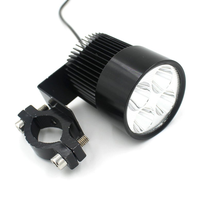 LEORX 12V-85V 20W Motorcycle E-bike LED Headlight Lamp Car Accessories (Black) - Image 2