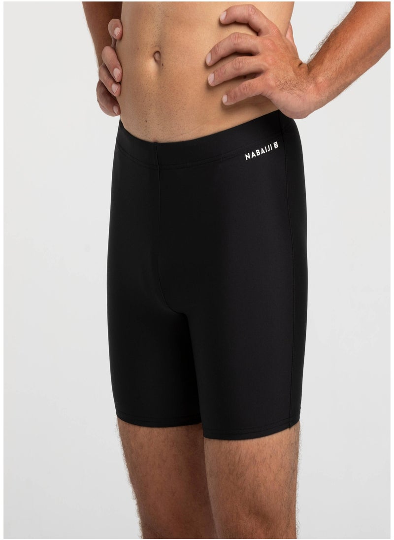 NABAIJI NABAIJI by DECATHLON, Men's Swimming Long Boxers 100 Secure Fit & Quick-Dry Black  - Image 3