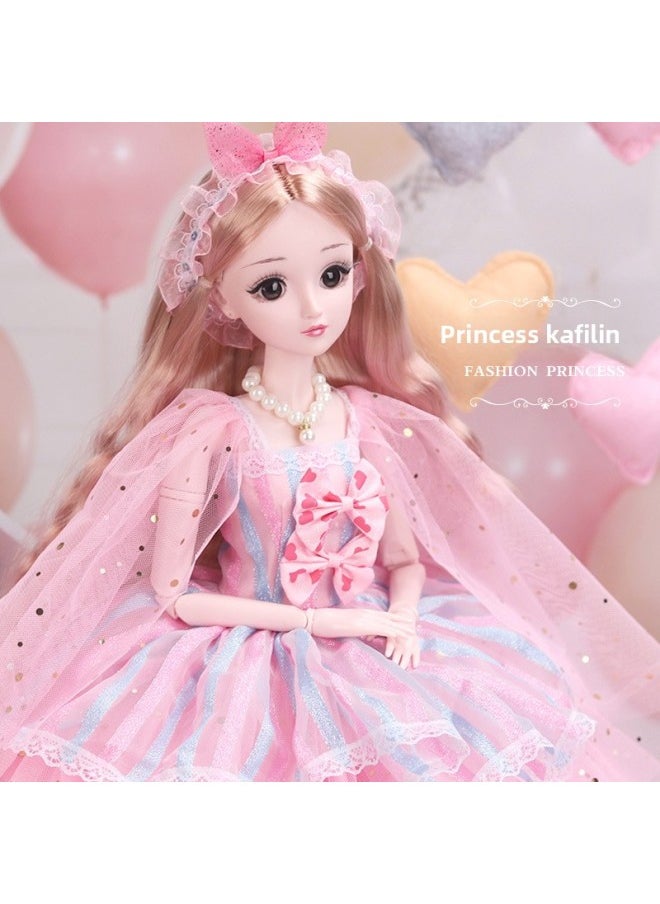 Birthday Gift 60cm Large Tong Le Yang Barbie Doll Set Simulation Dance Dialogue Princess Doll-Color:Princess Cafeilin-Height:60cm High [Dance Machine + Music] + Gift ① + Luxury Gift Box  - Image 1