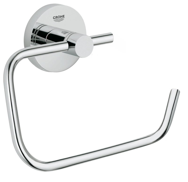 جروهي Grohe 40689001 Essentials حامل ورق التواليت المثبت على الحائط Chrome Chrome - Image 3