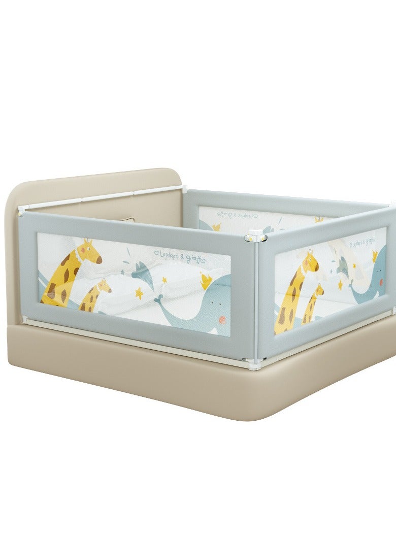 ميكسد حاجز حماية للسرير لجانب واحد، حاجز حماية جانبي لسرير الأطفال قابل للطي، حاجز حماية لسرير سلامة الأطفال، حاجز حماية مطور، حاجز حماية جانبي قابل للطي لسرير مزدوج، ارتفاع قابل للتعديل، 180cm