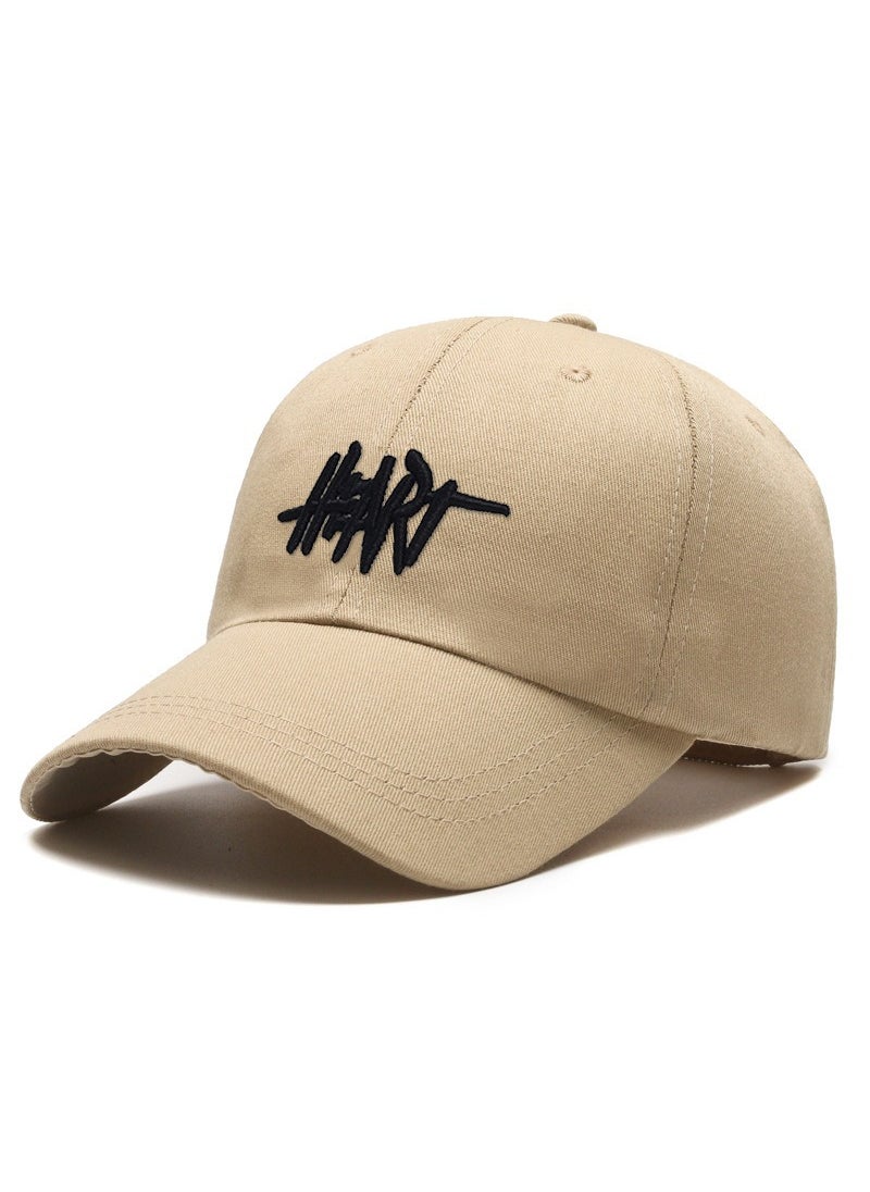 Generic Trendy Korean-Style Cap for Women with Embroidery wine red  - Image 3