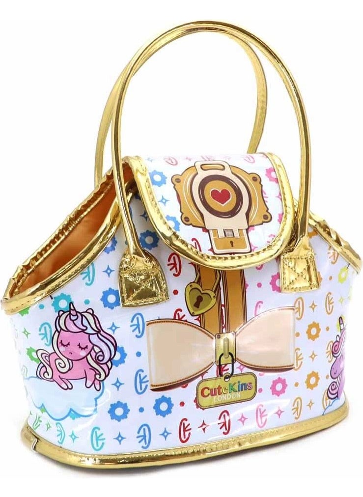 Toyfest Plush Unicorn Lou Lou with Carrying Bag  - Image 5
