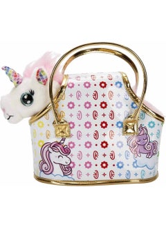 Toyfest Plush Unicorn Lou Lou with Carrying Bag  - Image 1