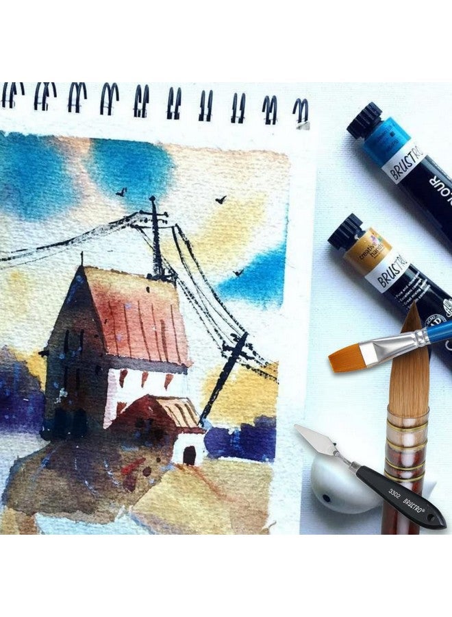 بروسترو مجلة فنان BRUSTRO بألوان مائية مصنوعة من القطن بنسبة 25%، مضغوطة على البارد، 200 جرام لكل متر مربع، مقاس A4-25 ورقة - Image 3