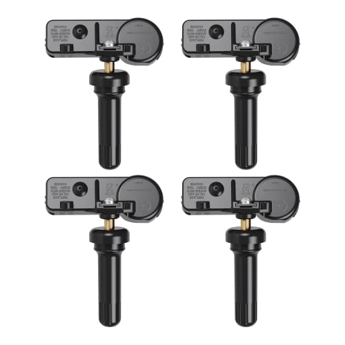 CDWTPS TPMS Sensor Dodge,4 Pack 433MHz Tire Pressure Monitoring System Sensor Compatible with Dodge Jeep Ram OE#56029398AB.68241067AA 68241067AB 56029398AA 68402371AA 68464665AA - Image 1