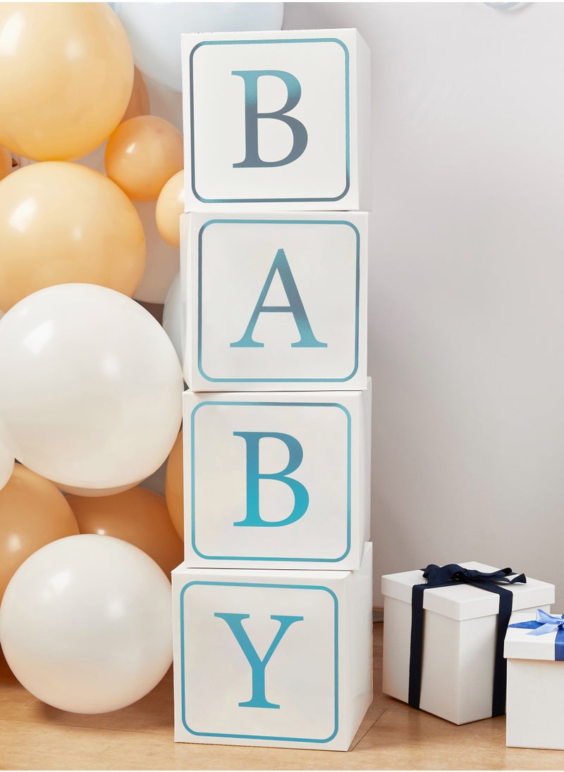 Hootyballoo Blue 'Baby' Jumbo Blocks 
