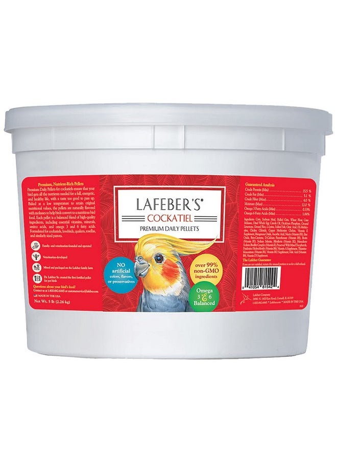 لافيبيرز حبيبات طيور الكوكتيل من LAFEBER'S (5 رطل، حبيبات يومية ممتازة)  - Image 1