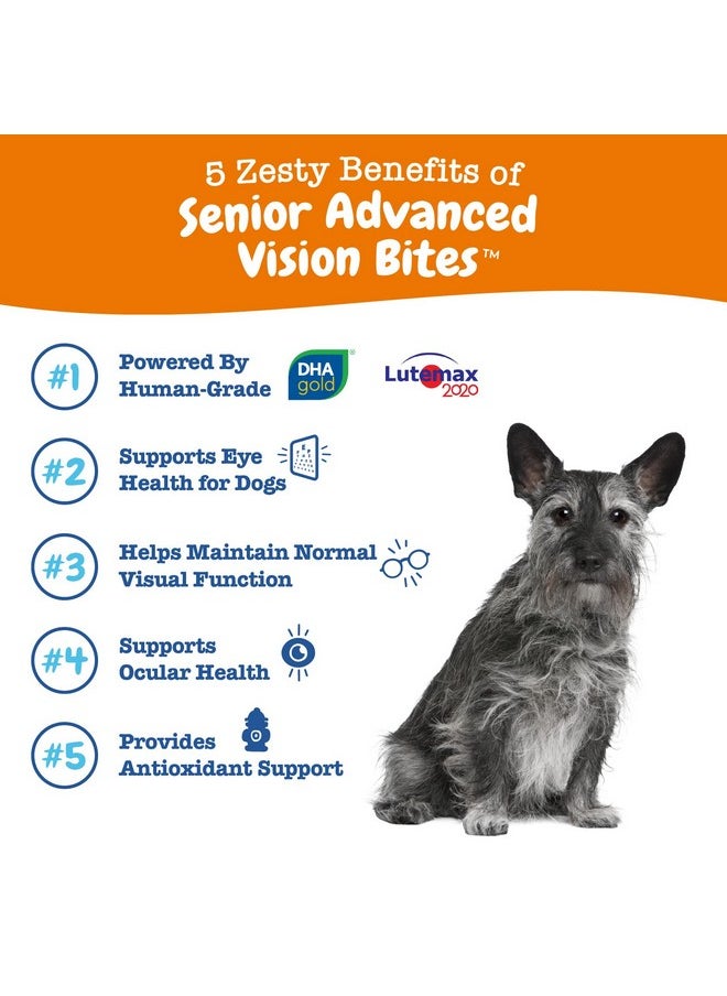 Zesty Paws Eye Supplement For Dogs - Vision Support With Antioxidants & Omega 3 Fatty Acids - 90 Chews  - Image 2