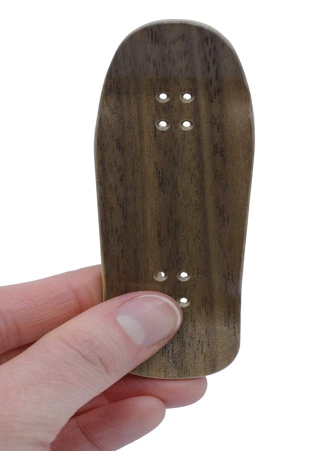 Teak Tuning Wooden Fingerboard Carlsbad Cruiser Deck, The Swanson - 34mm x 100mm - Handmade, Pro Shape & Size - Five Plies Wood Veneer - Includes Prolific Foam Tape - Teak Tuning - Image 4