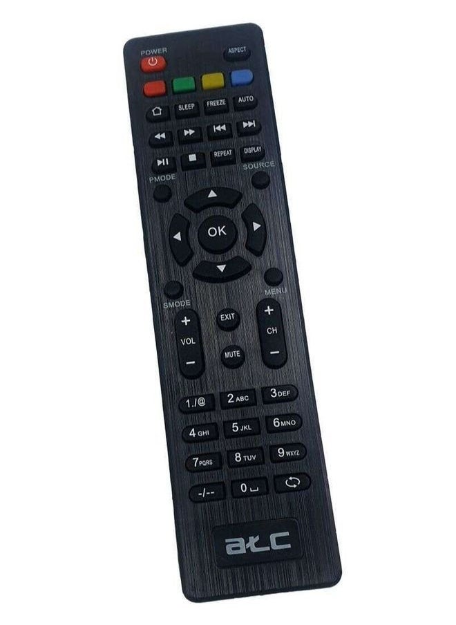ATC Universal Infrared TV Remote Control Black for LED ATC TVs 
