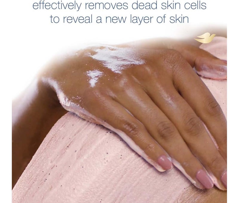 Dove Body Exfoliating Scrub, Moisturizing Shea Butter and Pomegranate Seeds ,298gm - Image 4
