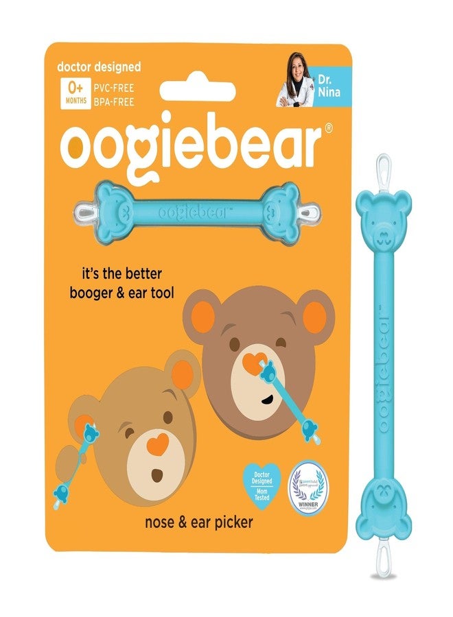 oogiebear Baby Nose Cleaner & Ear Wax Removal Tool - Safe Booger & Earwax Removal for Newborns, Infants, Toddlers - Dual-Ended - Essential Baby Stuff - Image 1