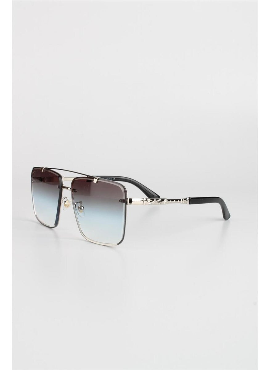 Max Polo - Blue Gradient UV400 Filter Women's Sunglasses G24MP15155R04 615137 - Image 1
