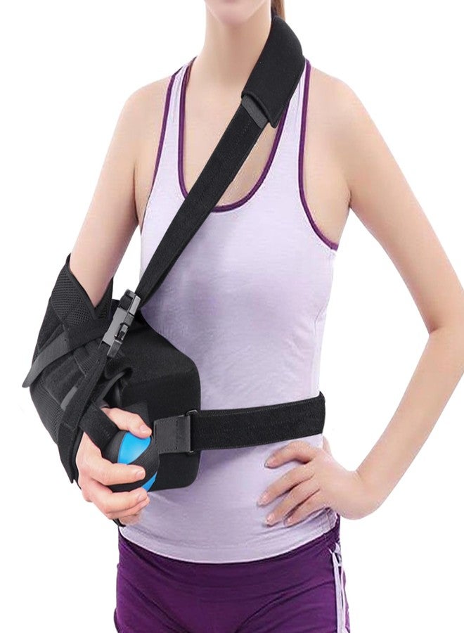COMFYTHERA Shoulder Abduction Sling - Immobilizer for Injury Support - Pain Relief Arm Pillow for Rotator Cuff with Removable Wedge Abduction Pillow and Stress Ball, Subluxation, Surgery, Dislocated, Broken Arm - Image 1