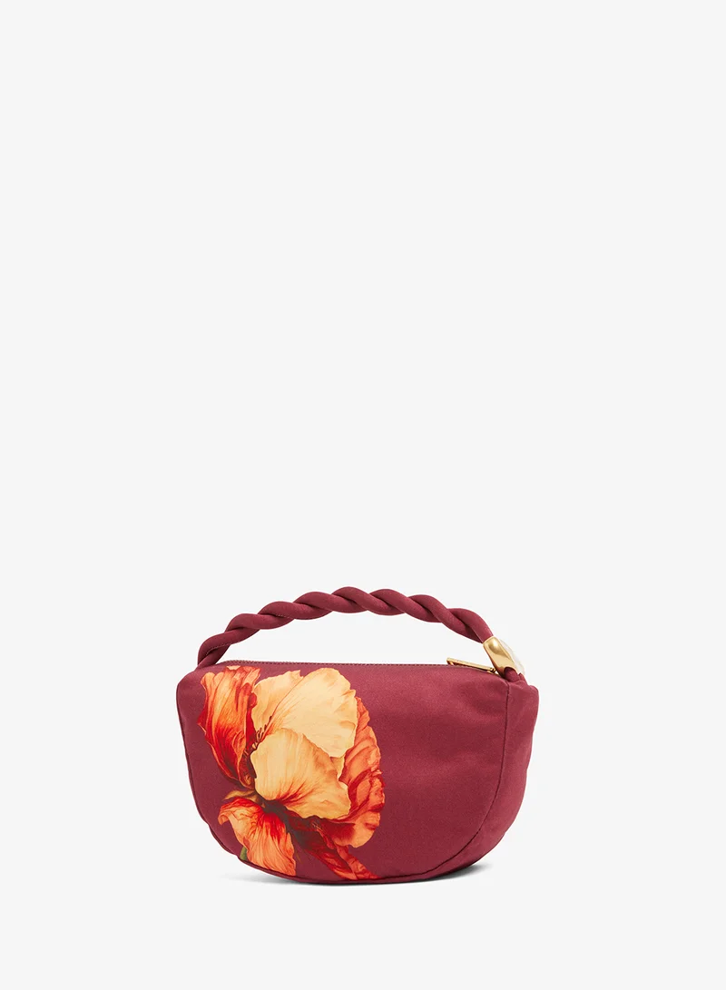 Ted Baker  Isli Satin Printed Hobo Shoulder Bag for Women | Best Price UAE