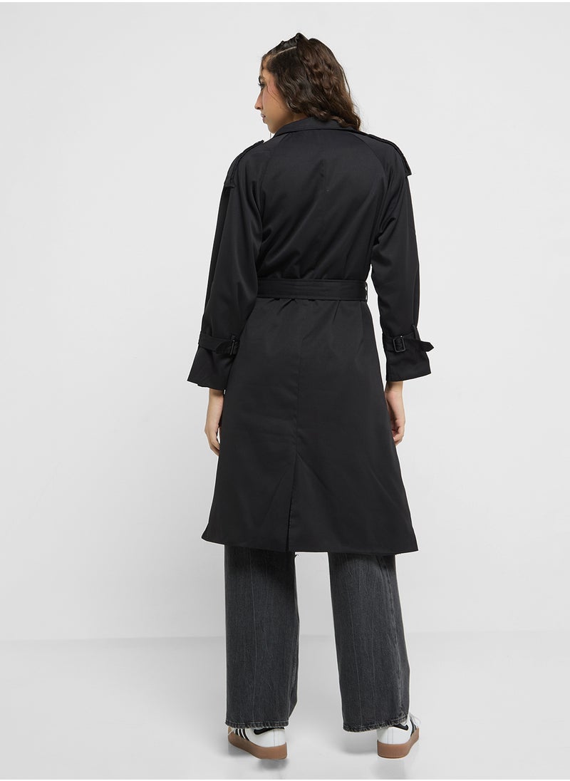 Ginger - Oversize Longline Trench Coat - Image 1