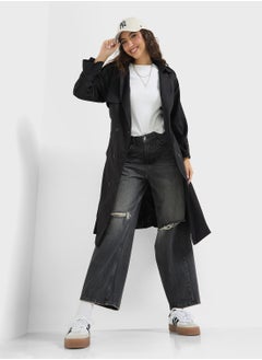 Oversize Longline Trench Coat