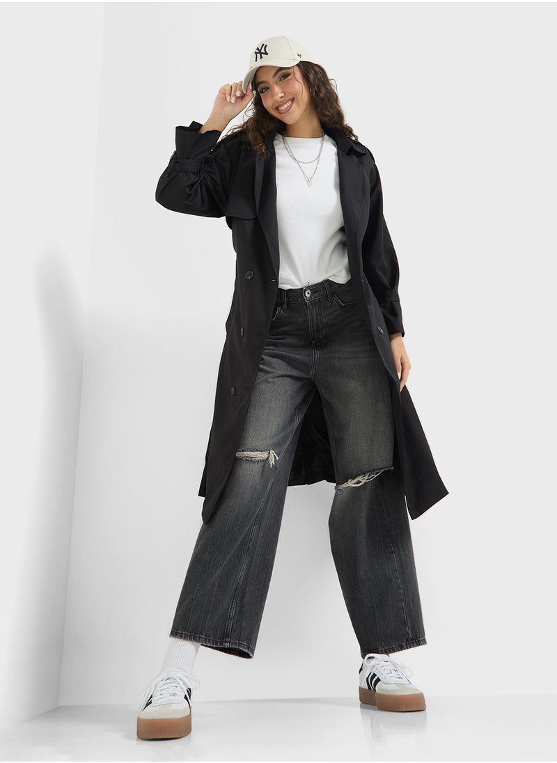 Ginger - Oversize Longline Trench Coat - Image 1