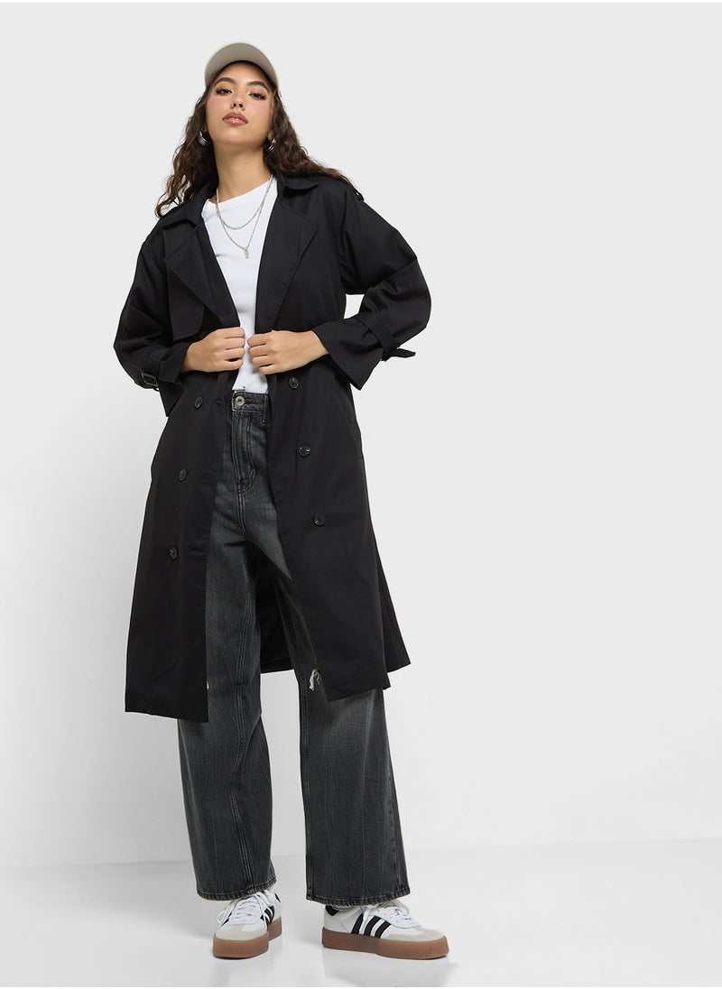 Ginger - Oversize Longline Trench Coat - Image 1