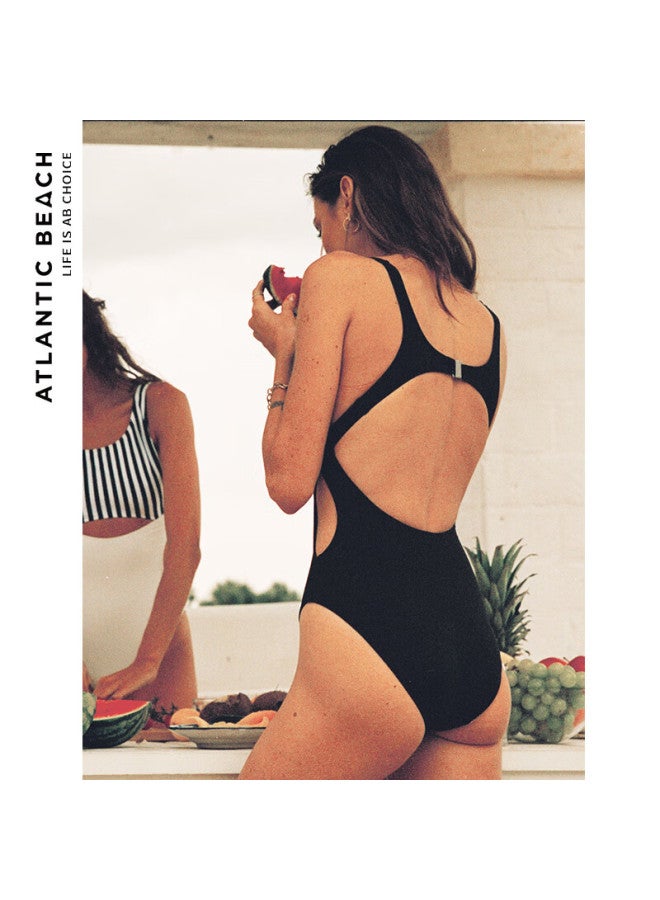 Atlanticbeach Women's Summer Beach Vacation Swimsuit One-piece Swimwear Premium  New Hot Style - Image 3