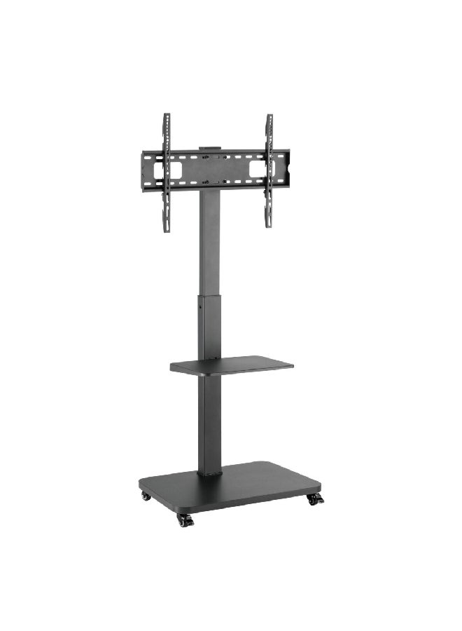Micasa Durable Premium Quality Material Universal Compact Height Adjustable TV Cart with Single Shelve 40 kg FS32-46W - Image 4