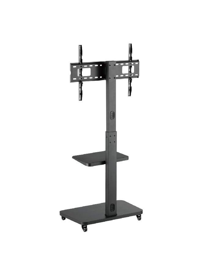 Micasa Durable Premium Quality Material Universal Compact Height Adjustable TV Cart with Single Shelve 40 kg FS32-46W - Image 2