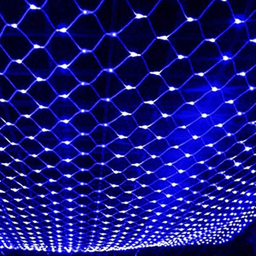 Litehom LED Net Mesh String Lights, 9.8Ft X 6.6Ft, 192 LEDs, Still Modes Diwali Decor with Diwali Lights for Home Decoration! LED Diwali Light, LED Lights for Home Decoration (3x2 Net Blue) - Image 4