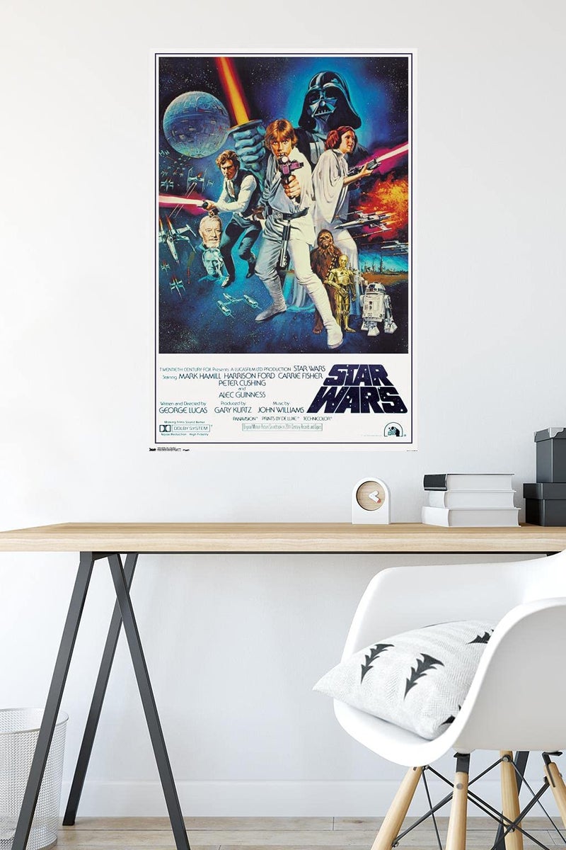 Trends International Star Wars IV One sheet Collector's Edition Wall Poster 24" x 36" for Bedroom - Image 4