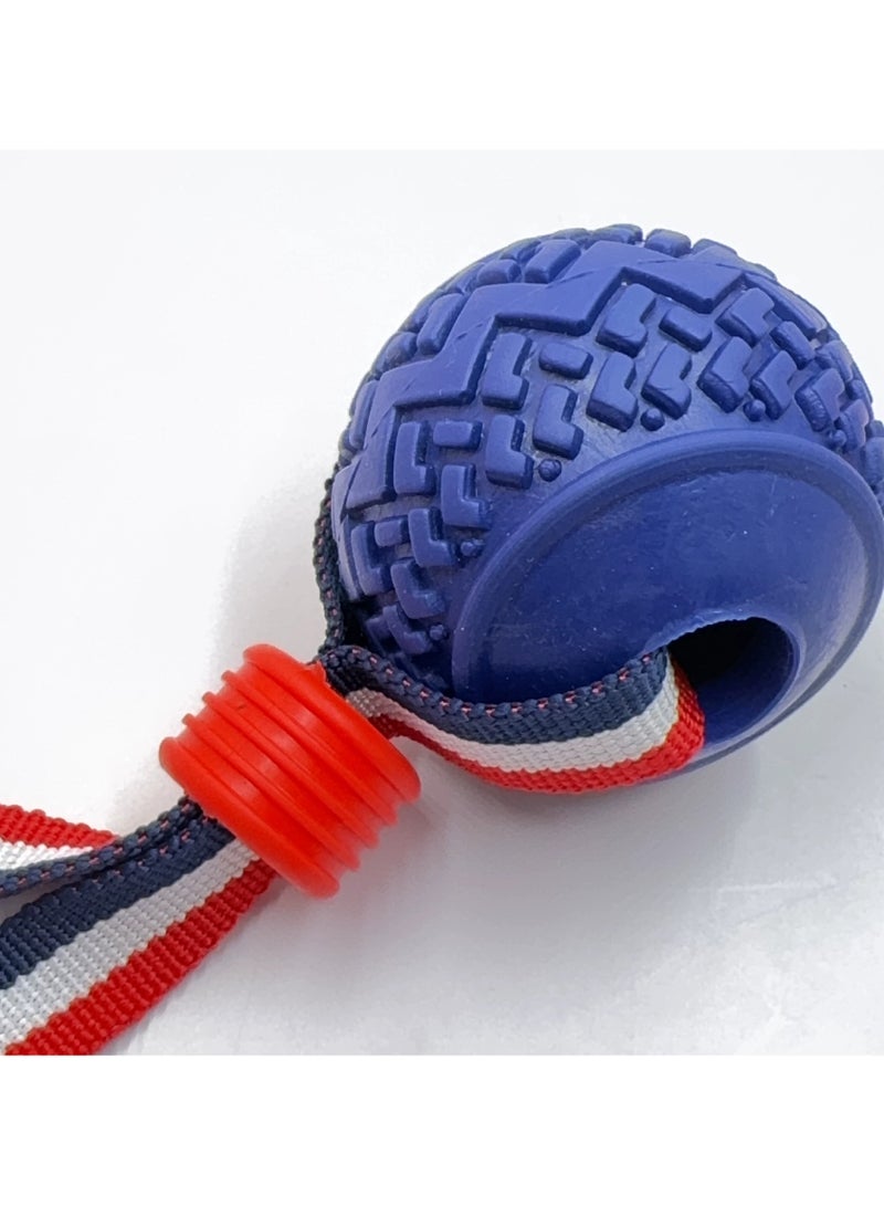 Dog's Bite-resistant Teeth-grinding Training Ball with Elastic Rope – Great Play and Training Partner for Dogs - Image 3