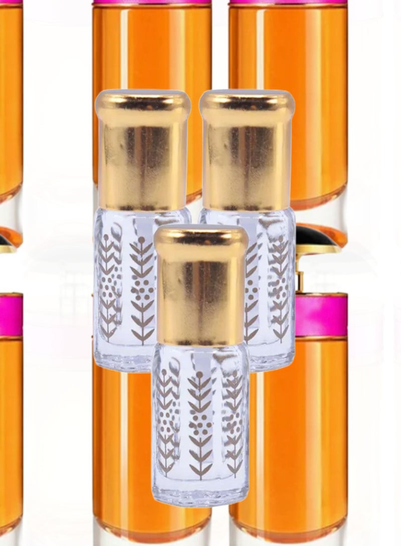 3 قطع عطر كاندي ثابت وفواح عبوة اقتصادية 3 مل
