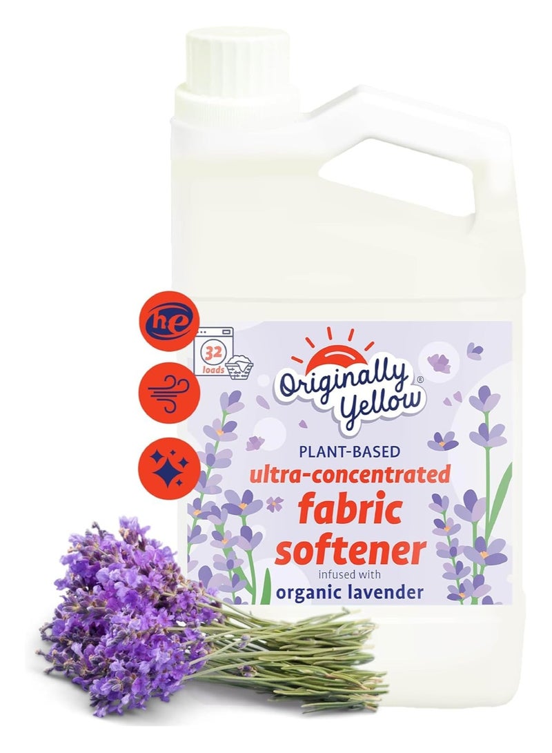 Originally Yellow Plant Based Ultra Concentrated Laundry Softener Infused With Organic Lavender 947 ML - Image 1